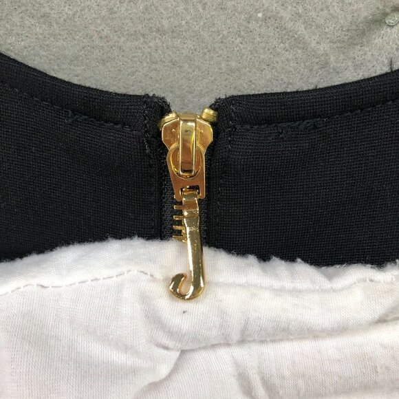 Juicy Couture Mini Dress XS Black Short Sleeve Fit Flare Formal Cocktail - Picture 3 of 11